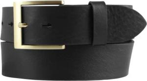 BELTINGER Ledergürtel Gürtel mit goldener Gürtelschnalle
