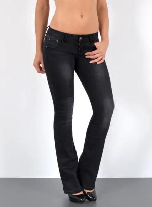 ESRA Bootcut-Jeans Damen Flared Jeans Bootcut