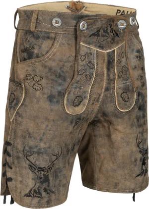 PAULGOS Trachtenhose Herren Lederhose Kurz mit