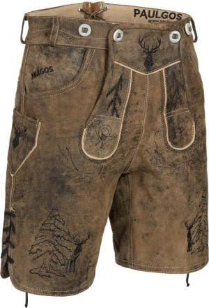 PAULGOS Trachtenhose Herren Lederhose Kurz mit