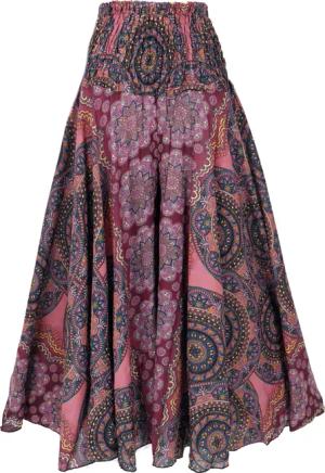 Guru-Shop Relaxhose Palazzohose, weite Boho Sommerhose,