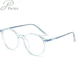 PACIEA Lesebrille Damen Herren Rundrahmen Blaulichtfilter