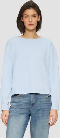 s.Oliver Sweatshirt Sweatshirt mit Faltendetail am