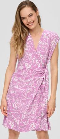 s.Oliver Minikleid Viskose-Kleid im Relaxed Fit
