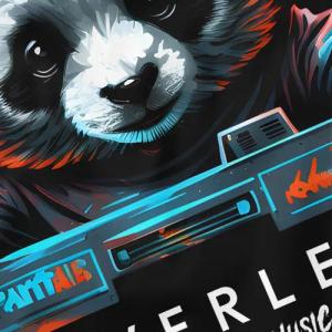 Neverless Print-Shirt Herren T-Shirt Panda Bär