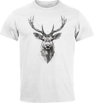 Neverless Print-Shirt Herren T-Shirt Trachtenshirt Hirsch
