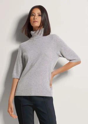 MADELEINE Strickpullover Kaschmirpullover mit Rollkragen