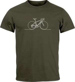 Neverless Print-Shirt Herren T-Shirt Fahrrad Radfahrer