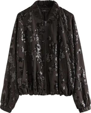 Next Bomberjacke Bomberjacke mit Blumenmuster und