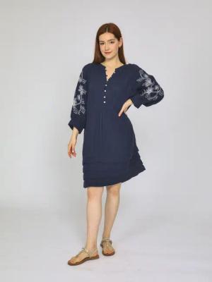 VICCI Germany A-Linien-Kleid (1-tlg) aus reiner