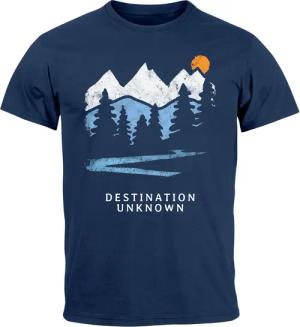 Neverless Print-Shirt Herren T-Shirt Prinstshirt Berge