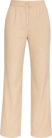 fashionshowcase Palazzohose Damen Hose in Leinenoptik
