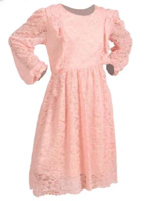 KMISSO Sommerkleid Mädchen Kleid mit Spitze