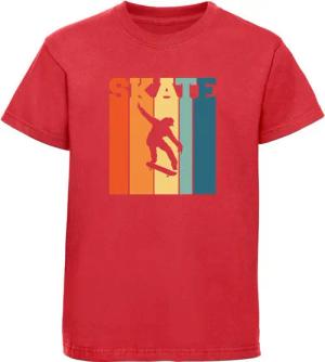 MyDesign24 T-Shirt Kinder Print Shirt Skateboarder