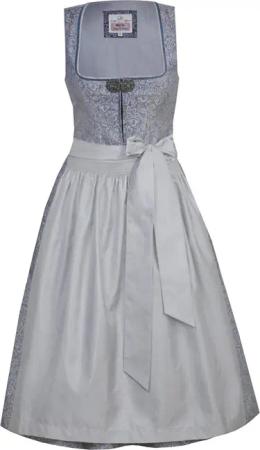 MarJo Dirndl 'Jessica' 695068, Blau Silbergrau