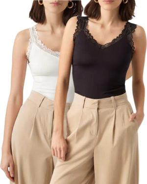 Vero Moda Spitzentop (Set, 2er-Pack) Basic