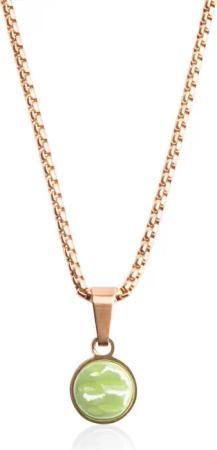 ALEXASCHA Charm-Kette Kurze Edelstahlkette mit Anhänger