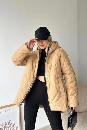 D-IDEAZ Allwetterjacke Damen Aus Gestepptem Nylonstoff