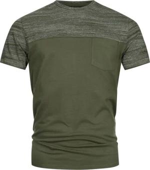 Indicode T-Shirt INSprings mit dezenter Brusttasche