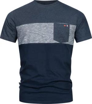 Indicode T-Shirt INSprings mit dezenter Brusttasche