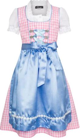 Ramona Lippert Dirndl Mia kariert rosa