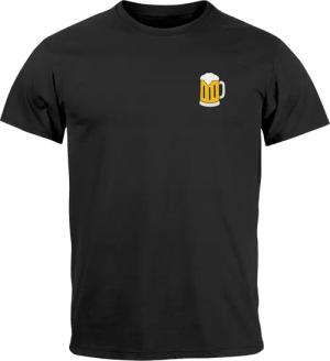 MoonWorks Print-Shirt Herren T-Shirt Backprint Lecker