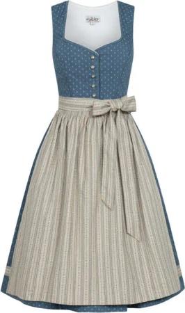 Nübler Trachtenkleid Midi Dirndl Felicitas in
