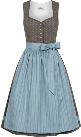 Nübler Trachtenkleid Midi Dirndl Felicitas in