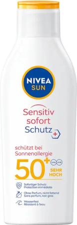 Nivea Sonnenschutzcreme SUN Sensitiv sofort Schutz