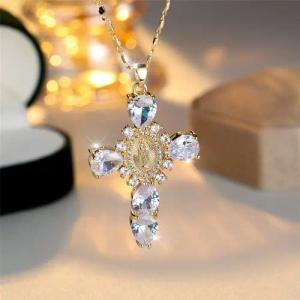 nhaos Kreuzkette Beautiful Cross – Vergoldete