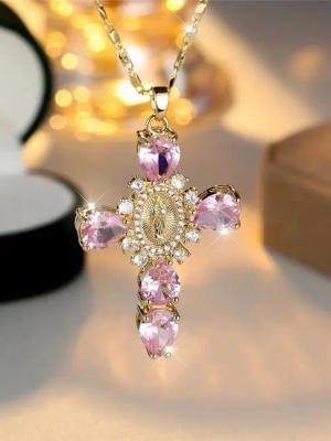 nhaos Kreuzkette Beautiful Cross – Vergoldete