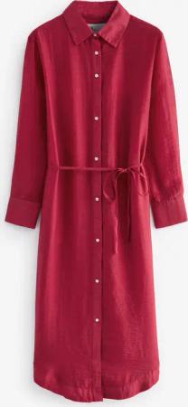 Next Blusenkleid Hemdkleid aus Lyocell-Gemisch, Petite