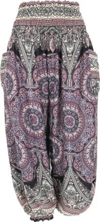 Guru-Shop Relaxhose Luftige XL Pluderhose für