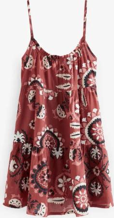 Next Sommerkleid Gestuftes Mini-Sommerkleid, Kurzgröße (1-tlg)