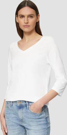 s.Oliver 3/4-Arm-Shirt Jerseyshirt mit V-Ausschnitt und