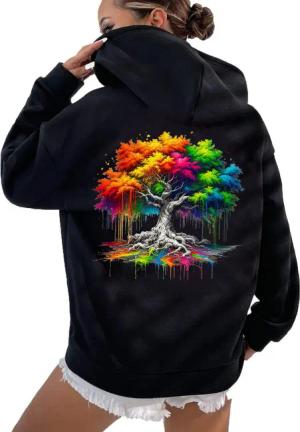 RMK Hoodie Damen Kapuzenpullover Pulli mit