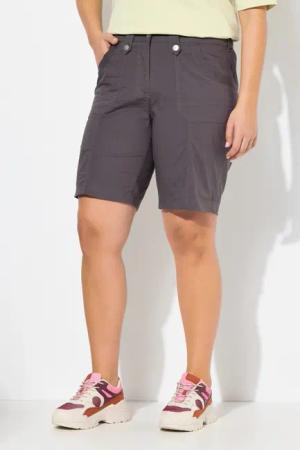 Ulla Popken Funktionshose Cargo-Bermuda Komfortbund 4-Pocket-Schnitt