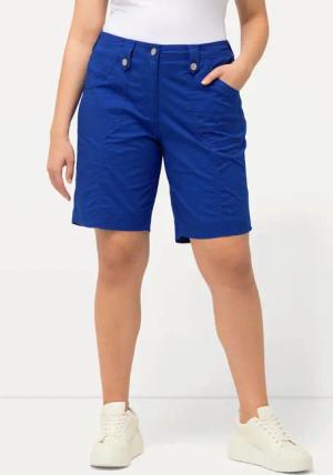 Ulla Popken Funktionshose Cargo-Bermuda Komfortbund 4-Pocket-Schnitt