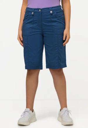 Ulla Popken Funktionshose Cargo-Bermuda Komfortbund 4-Pocket-Schnitt