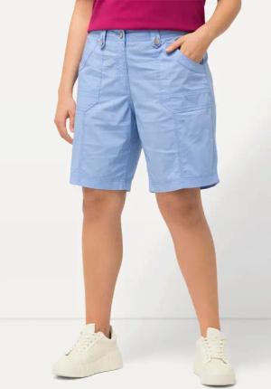 Ulla Popken Funktionshose Cargo-Bermuda Komfortbund 4-Pocket-Schnitt