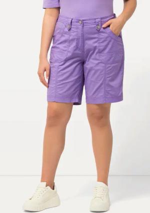 Ulla Popken Funktionshose Cargo-Bermuda Komfortbund 4-Pocket-Schnitt