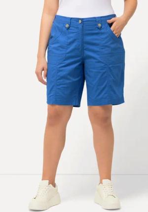 Ulla Popken Funktionshose Cargo-Bermuda Komfortbund 4-Pocket-Schnitt