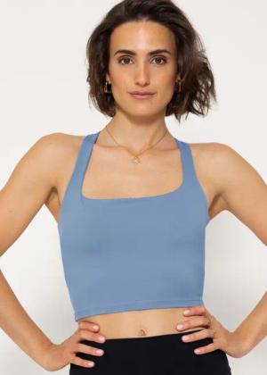 SASSYCLASSY Sport-BH Sport BH mit überkreuzten,