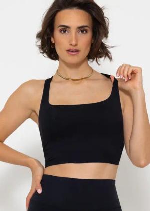 SASSYCLASSY Sport-BH Sport BH mit überkreuzten,