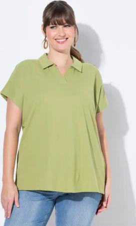 Ulla Popken Poloshirt Poloshirt Oversized Polokragen