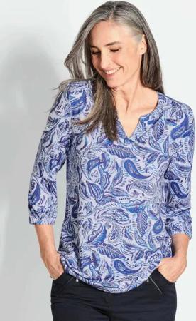 GOLDNER Schlupfbluse Jerseybluse