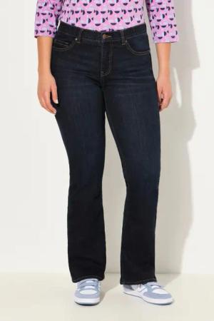 Ulla Popken Regular-fit-Jeans Bootcut-Jeans Marie weites