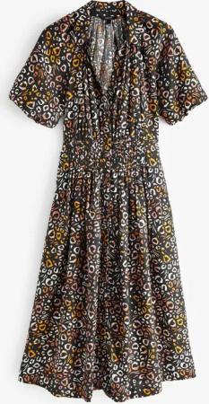 Next Midikleid Midikleid mit Puffärmeln (1-tlg)