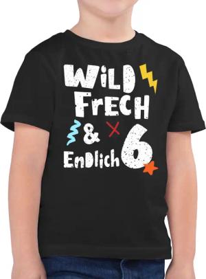 Shirtracer T-Shirt Wild frech und endlich