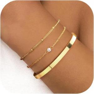 LuxusKollektion Ketten und Armband Set Damen